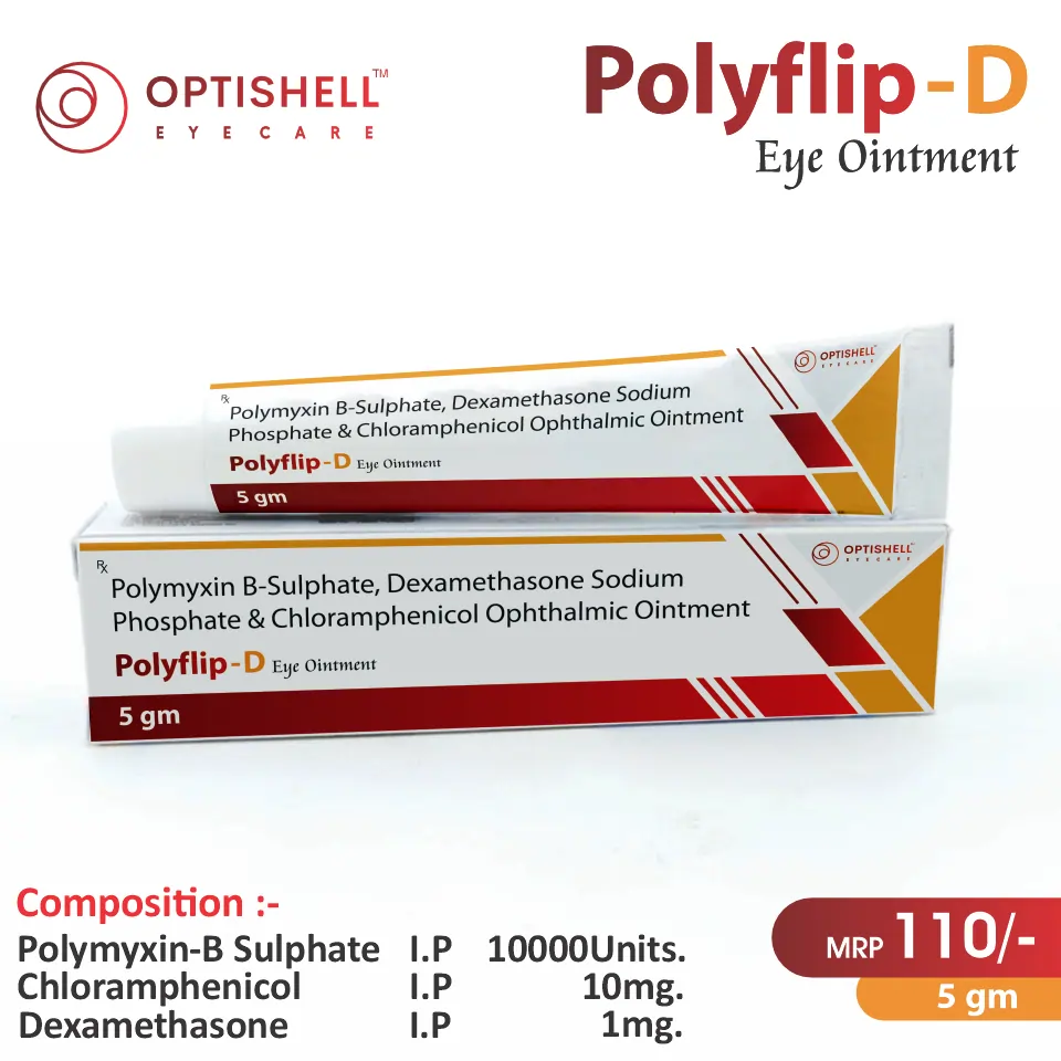 Polyflip D Eye Ointment for PCD Pharma Franchise